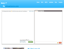 Tablet Screenshot of dirtygirlcams.com